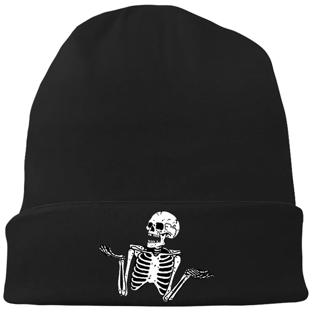 6034 Beanie Black Skull Beanie Beanies Hats Winter Hats Warm Knitted Knit